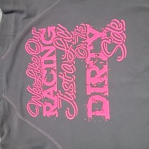 Chix Gear Grey "We like our racing just a lil on the dirty side"